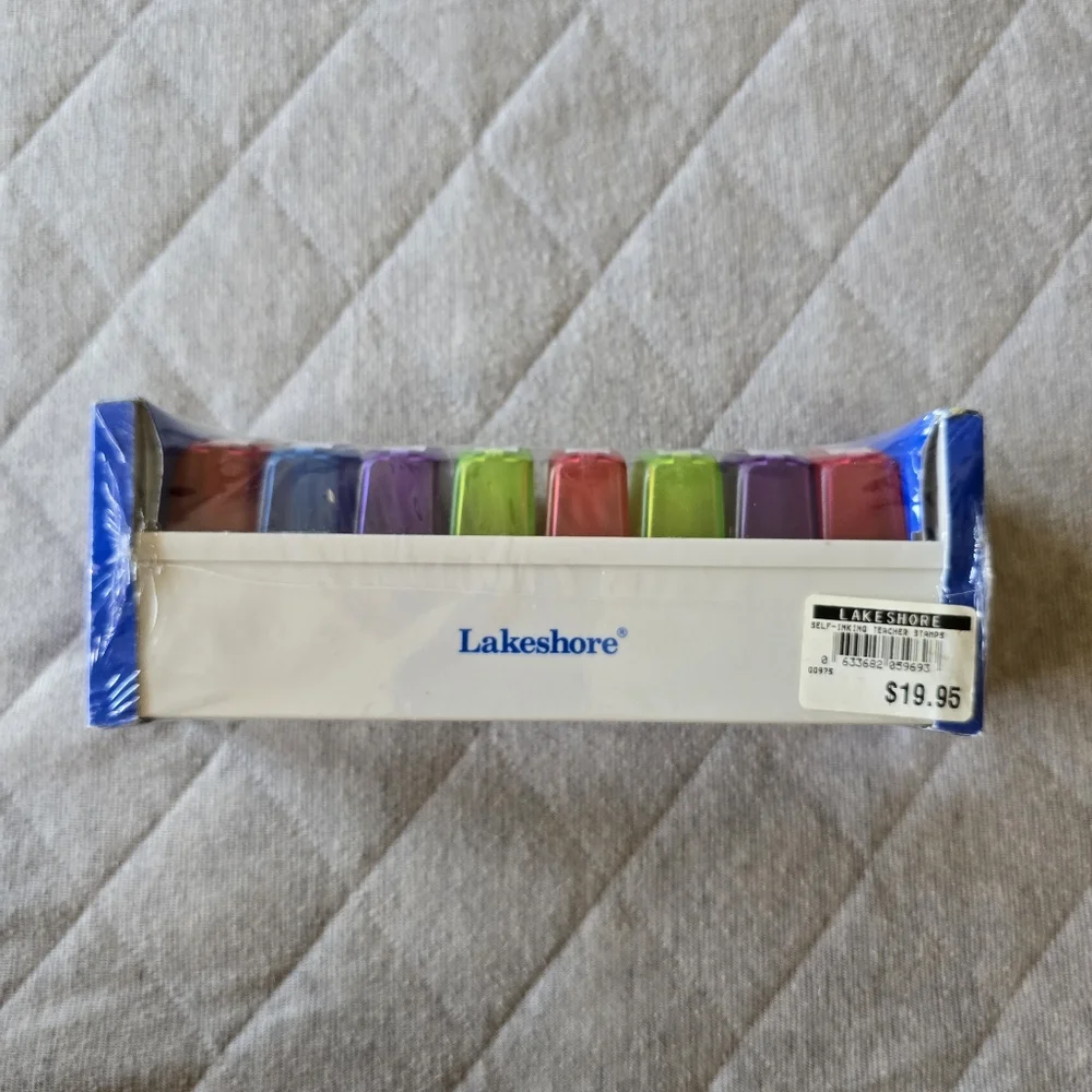 Lakeshore Self-inking‎ Teacher Stamps New